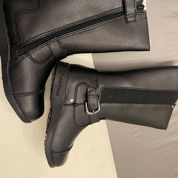 pediped toni girl's black boots - Picture 1 of 9